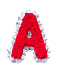 Red Letter with White Ribbon