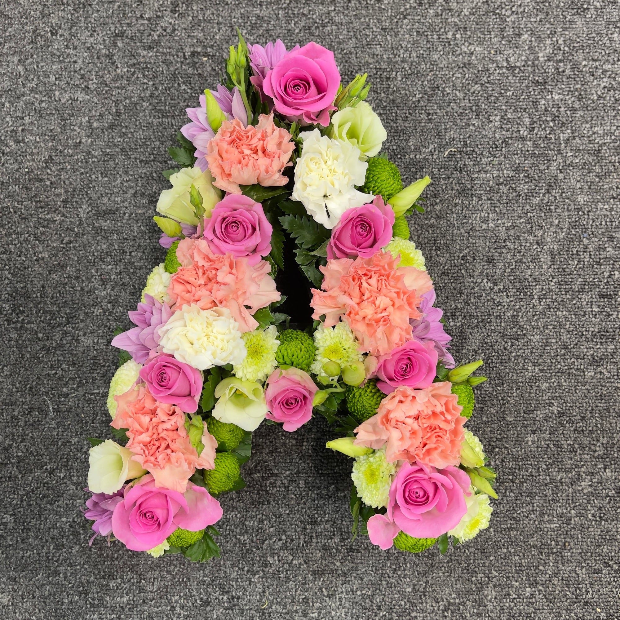 Mixed Flower Letter