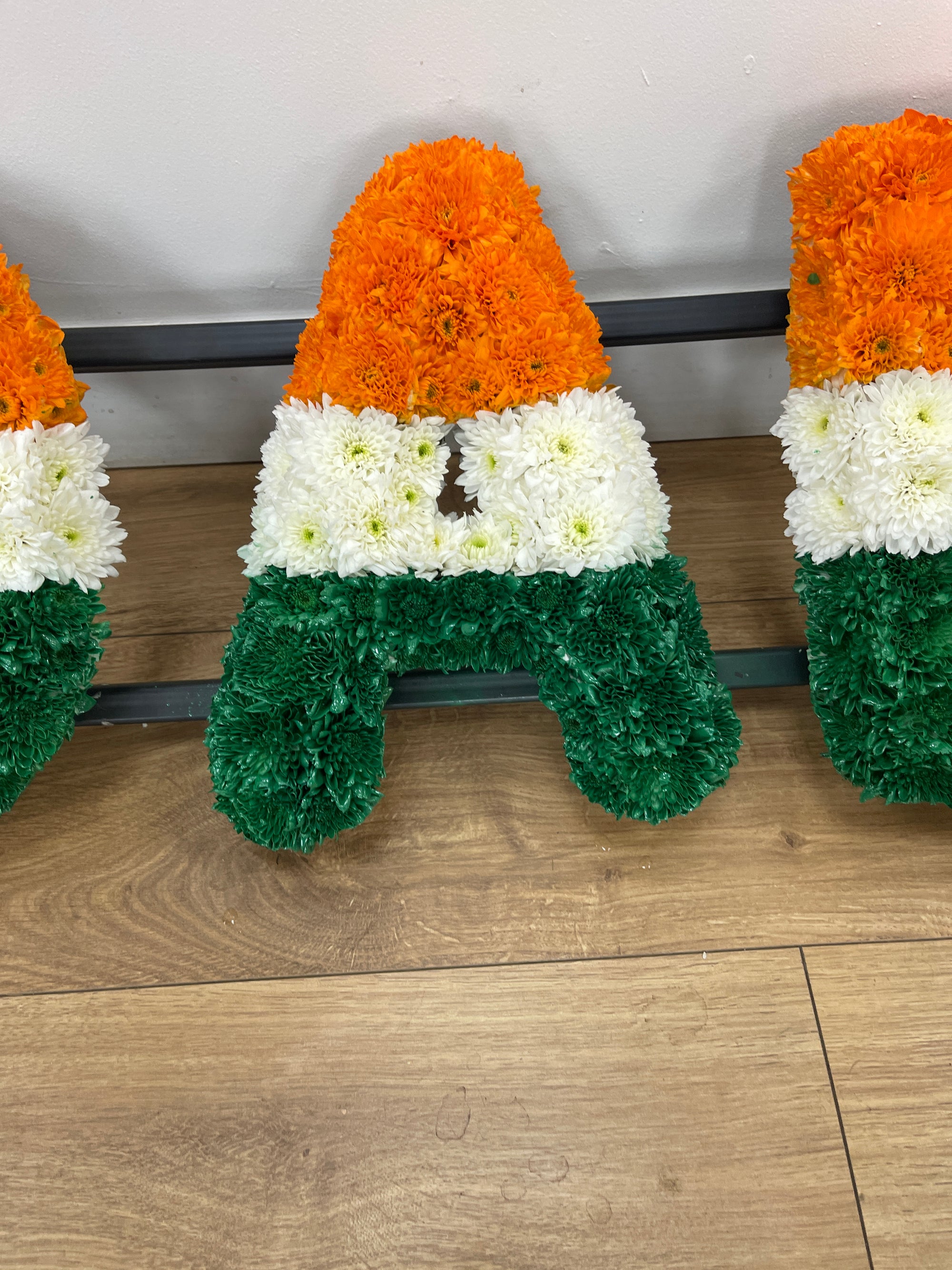 India Flag Letters