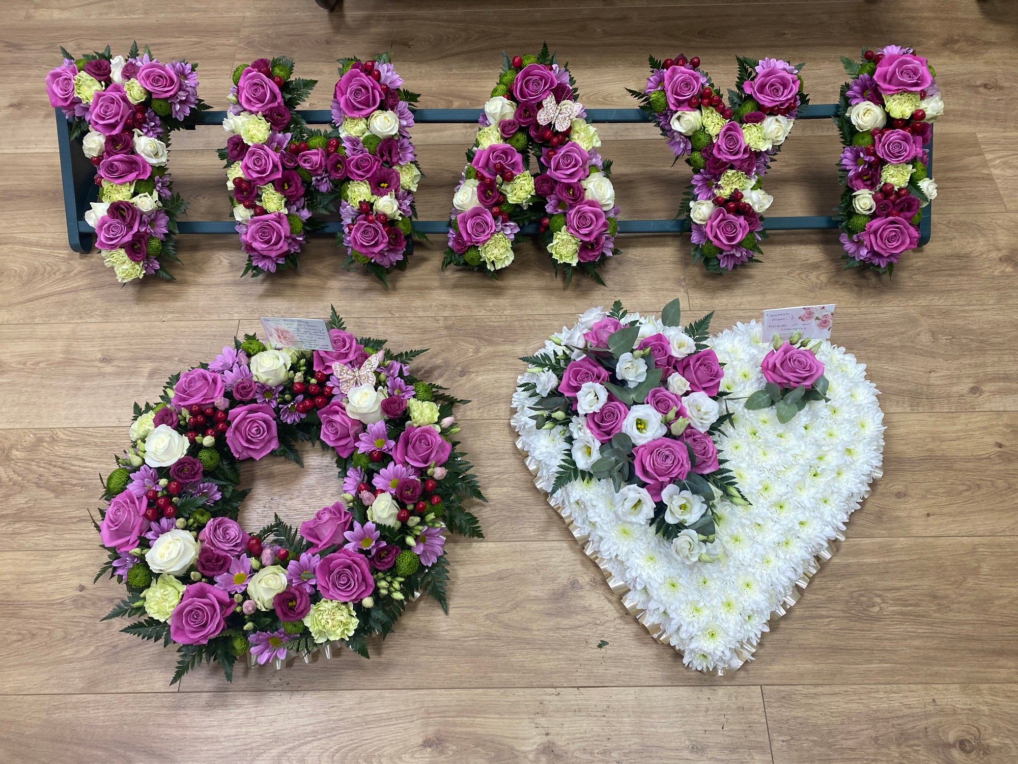 Lettering, Wreath &amp; Heart
