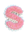 Soft Pink Letter with White Ribbon
